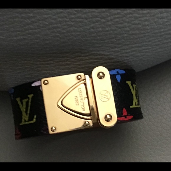 RARE LOUIS VUITTON LEATHER BRACELET SIZE S - Picture 12 of 13